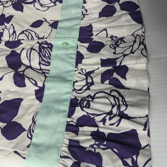 JANIE and JACK Purple Floral Sleeveless Top Sz 4 - Picture 8 of 9